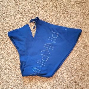 PINK by VS navy sweats. EUC size L.